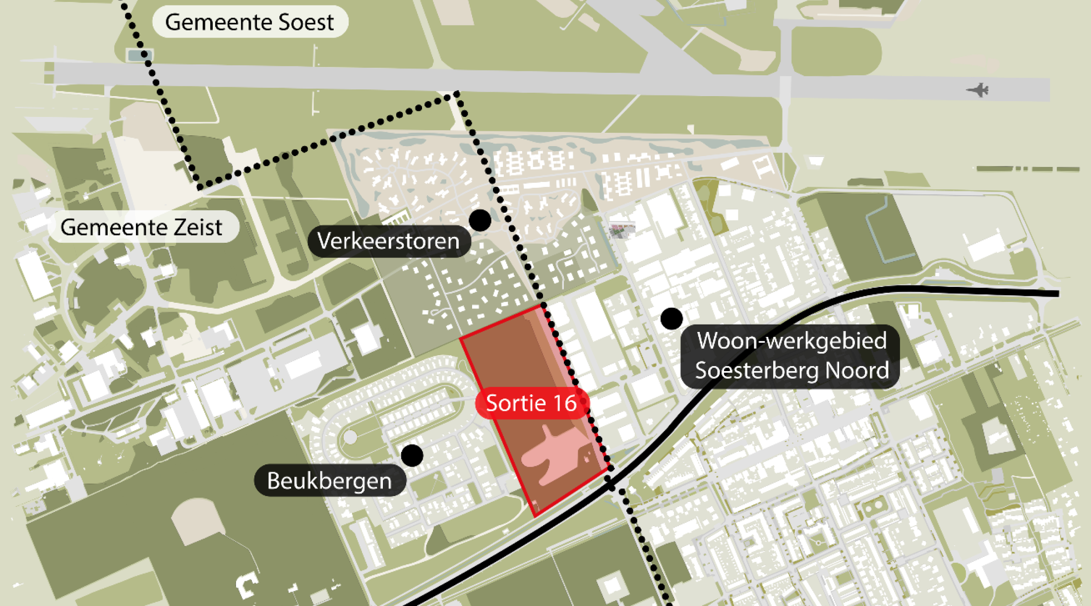 Locatie Sortie 16 ligt in de gemeente Zeist