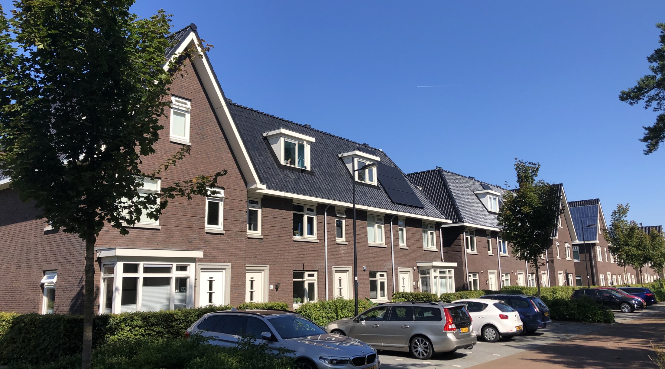 Woningen in de wijk Sterrenberg in Huis ter Heide (september 2021)