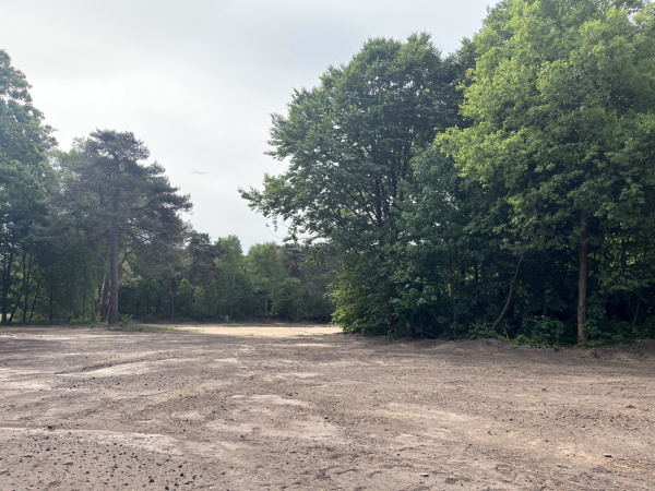 open zand vlakte